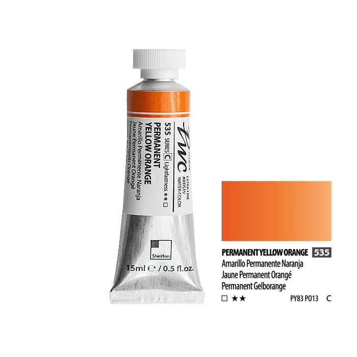 Краска акварельная SH "PWC" 6 туб (№527, 528, 531, 533, 535, 537) по 15мл