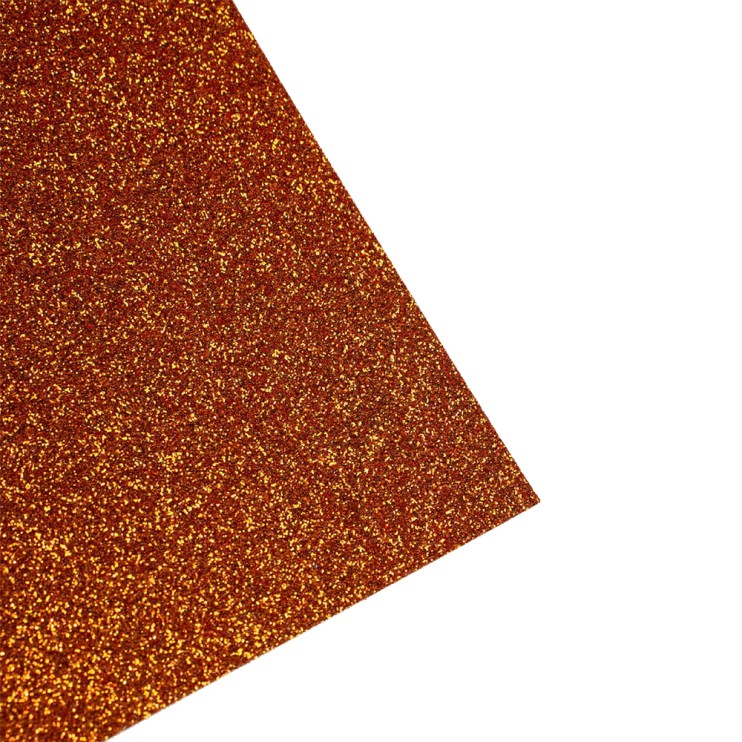 Бумага цветная с блестками Sapidal "Sirio" А4, 1л, 330г/м, цвет: Медный 