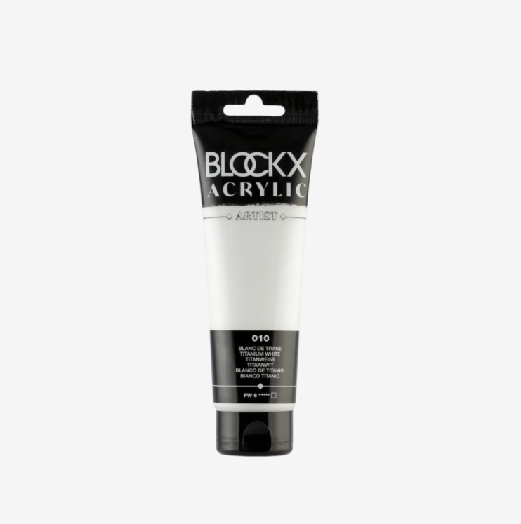 Акрил Blockx Artist №10 White titane/ Белила титановые, 500мл