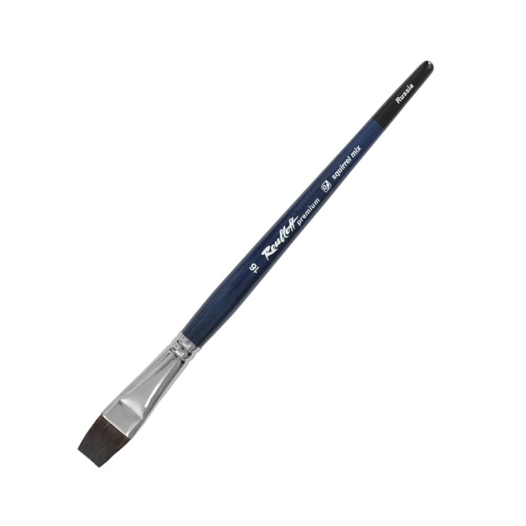 Белка- микс плоская "Premium" №16 на короткой ручке