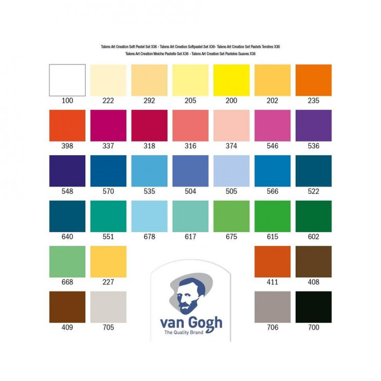 Набор сухой пастели "Art Creation" 36 цветов