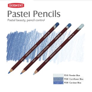 Комплект пастельных карандашей Derwent "Pastel" синие оттенки (P330, P320, P310)