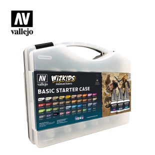 Набор Vallejo Wizkids "Basic Starter" 80.260, 40 красок по 8мл + кисть №0