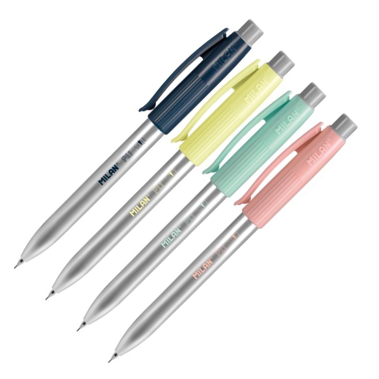 Набор карандашей механических Milan "PL1" 0.5мм, 4 ручки, цвета ассорти