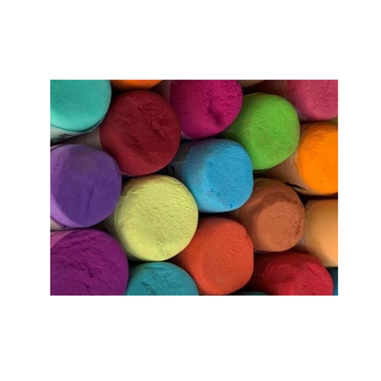 Набор сухой пастели ручной работы "Chernaya Rechka" половинки, 120 цветов в картонной коробке