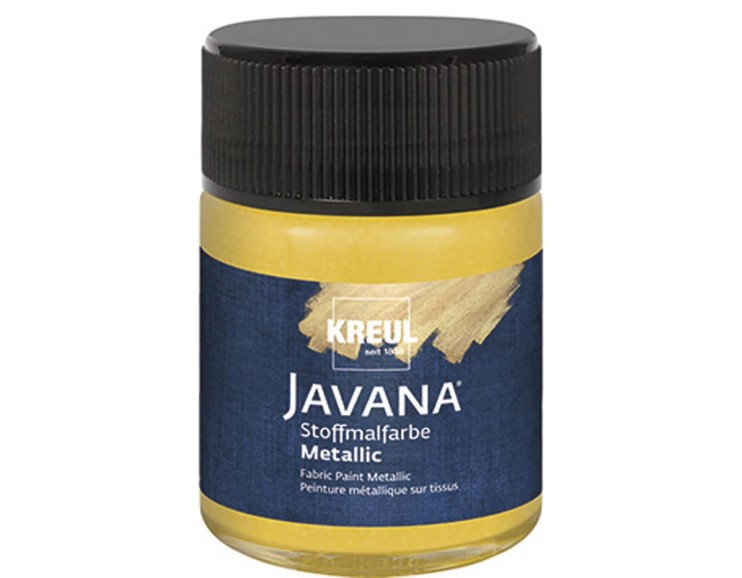 Краска по тканям Kreul "Javana Textil Metallic" 50мл, золото (92447)