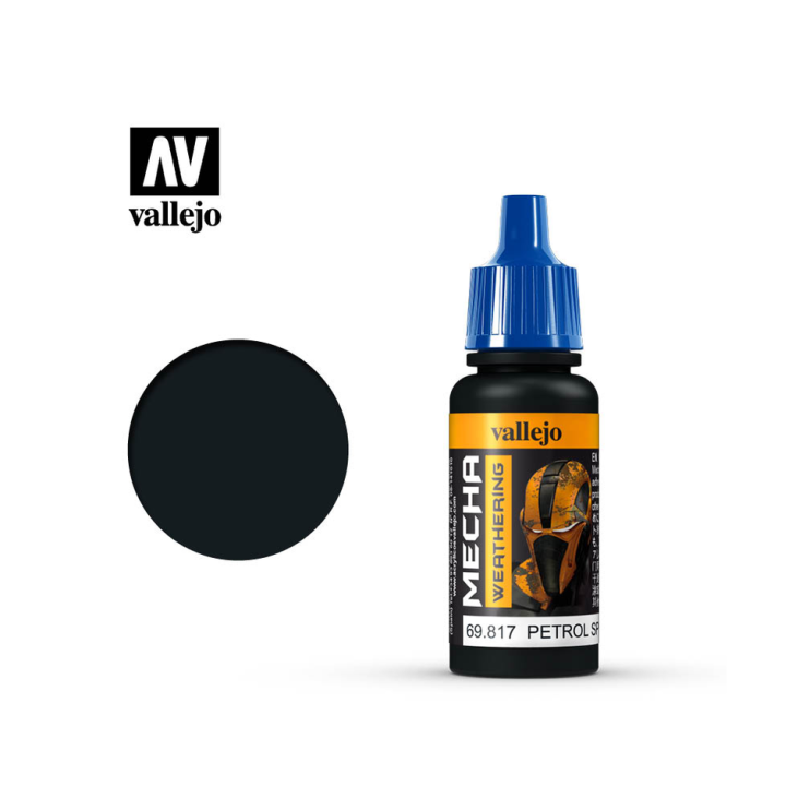Краска для сборных моделей Vallejo "Mecha Weathering" 69.817 Petrol Spills (Gloss)