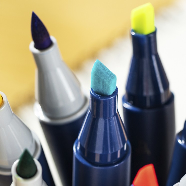 Набор маркеров для скетчинга "Finenolo" 30 штук в сумке + аксессуары (C184-30-3)