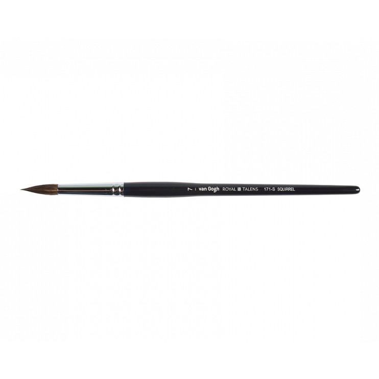 Кисть для рисования белка круглая Royal Talens "VanGogh 171" №7, ручка короткая