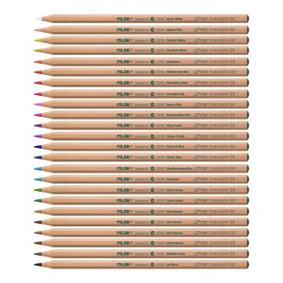 Набор цветных карандашей "Milan" 24 цвета, шестигранные, грифель 2.9мм 