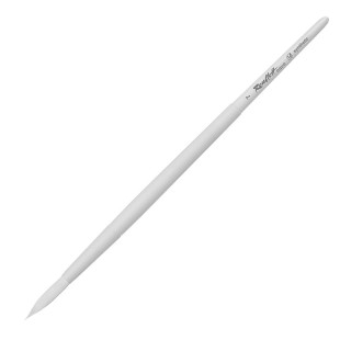 Синтетика лайнер круглая Roubloff "Aqua White" №7 обойма soft-touch на длинной ручке