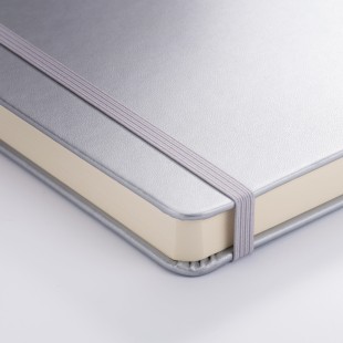 Блокнот для зарисовок Art Creation "Shiny Silver" 12х12см, 80л, 140гр/м² (металлик, твердая обложка)