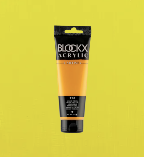 Акрил Blockx Artist №717 Primary yellow/ Желтый основной, 120мл