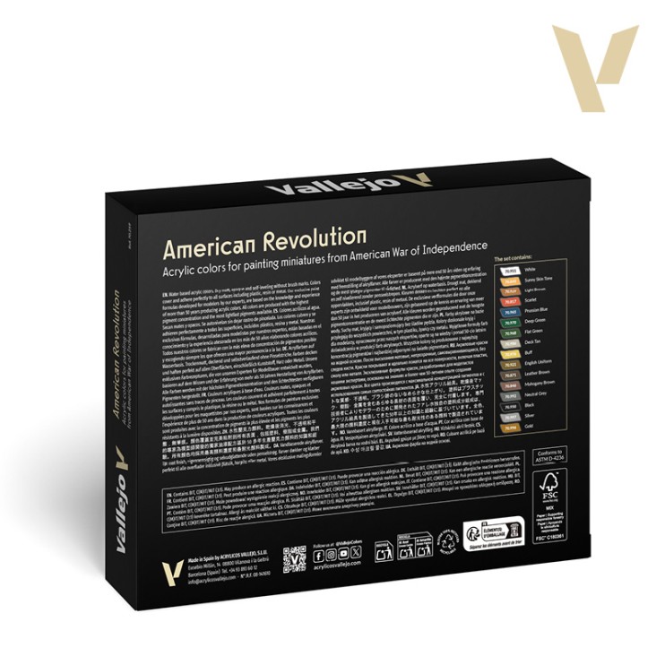 Набор 16 красок Model Color "American revolution" по 18 мл