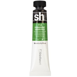 Краска масляная ShinHan "Sh" №712 Зеленый устойчивый бледный, туба 50мл 