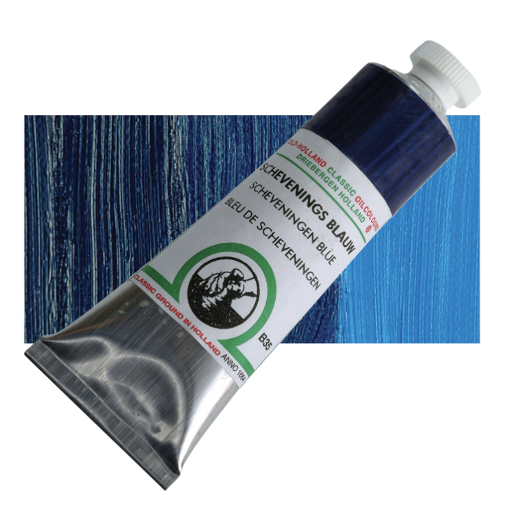 Масло Old Holland 035B Шевенинген синий/ 40мл.