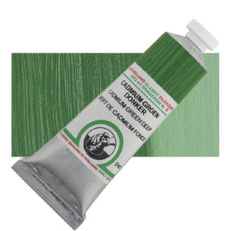 Масло Old Holland D45 Кадмий зелёный тёмный/ 40мл