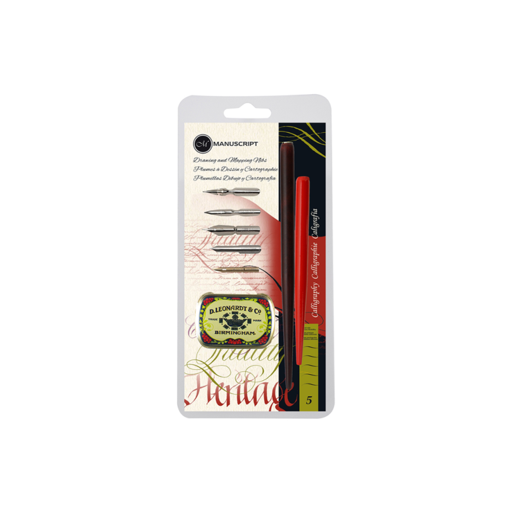 Набор для каллиграфии Manuscript "Drawing & Mapping" 7 предметов