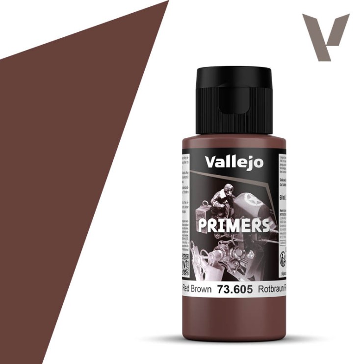 Грунт Vallejo "Primers" 73.605 German Red Brown, 60мл (акрилово-полиуретановый)