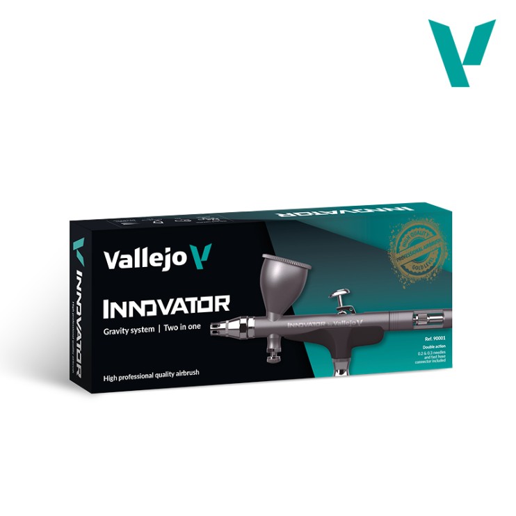 Аэрограф 2в1 Vallejo "Innovator" 0.2мм/ 0.3мм