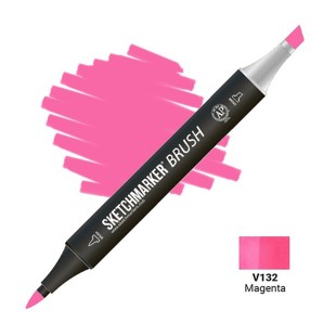 Маркер SketchMarker "Brush" V132 Пурпурный