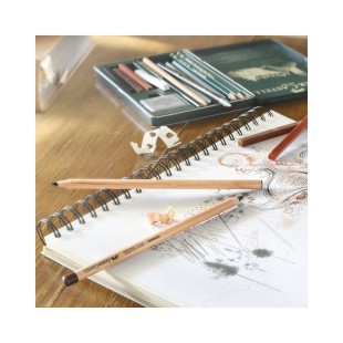 Карандаш масляный Faber-castell "Pitt Oil Base" черный /очень мягкий