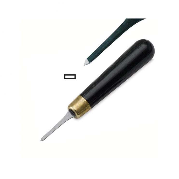 Резец по линолеуму "RGM" №312 с усиленной ручкой (без заточки)