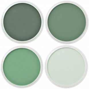 Комплект сухой пастели PanPastel "Permanent Green" №640 (4 оттенка)