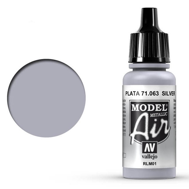 Акрил "Model Air" 71.063 (Silver RLM01 Metallic)