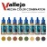 Набор красок для сборных моделей Vallejo "Mecha Color" №16 Combination, 8 штук