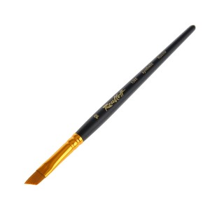 Синтетика скошенная с укороченной вставкой Roubloff "1365" №10 короткая матовая ручка
