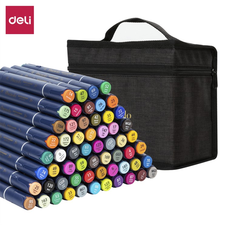 Набор маркеров для скетчинга "Finenolo" 40 штук в сумке + аксессуары (C184-40-3)