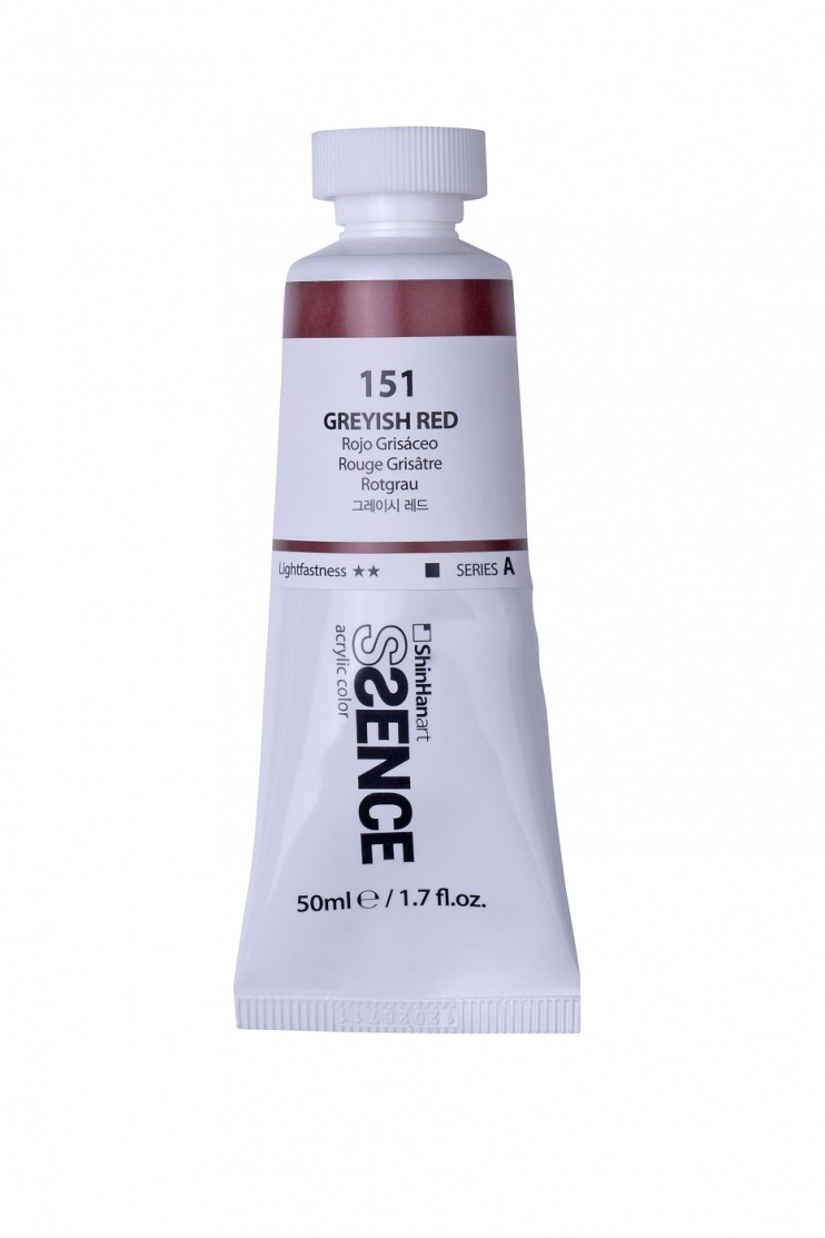 Краска акриловая Shinhan "Essence" №151 Красный сероватый, туба 50мл