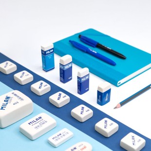 Ластик каучуковый Milan "2424" прямоугольный (3,9 х 2,3 х 1,3 см)