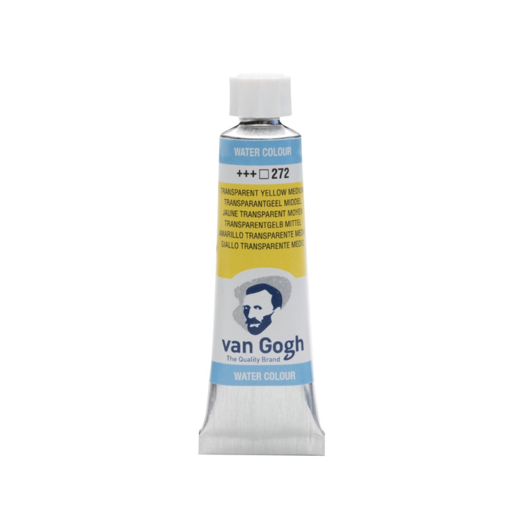 Акварель в тубе Talens "Van Gogh" 272 Жёлтый средний прозрачный /10мл