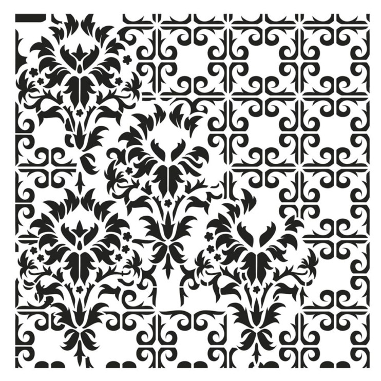 Трафарет 25х25см, GCSM009 узор