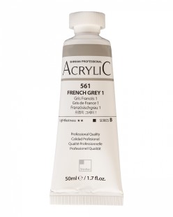 Краска акриловая ShinHan "Professional" №561 Серый французский, туба 50мл 