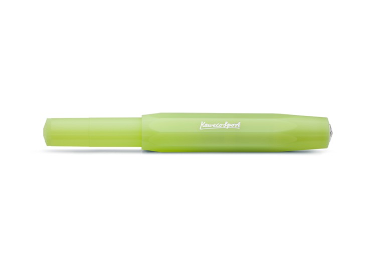 Ручка-роллер Kaweco "Frosted Sport" F (0,7мм), Lime (10001893)