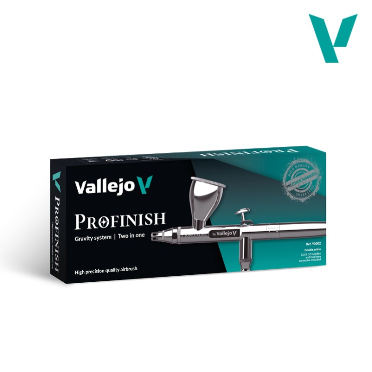 Аэрограф 2в1 Vallejo "Profinish" 0.2мм/ 0.3мм