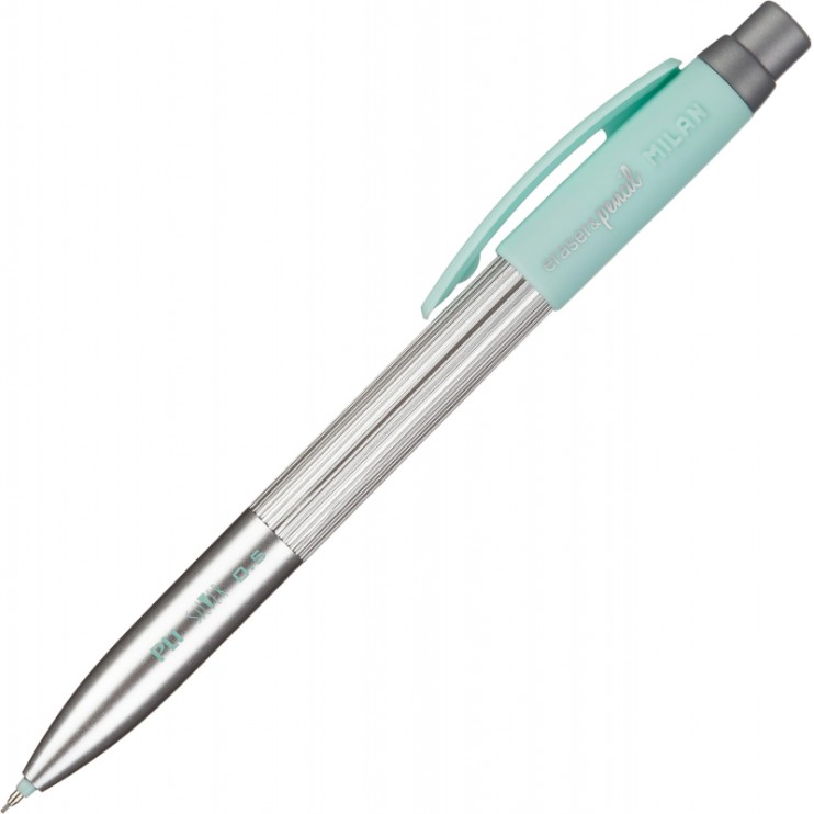 Карандаш механический Milan "PL1" 0.5мм, 20 штук, серебристые