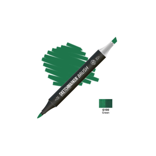 Маркер SketchMarker "Brush" G100 Green