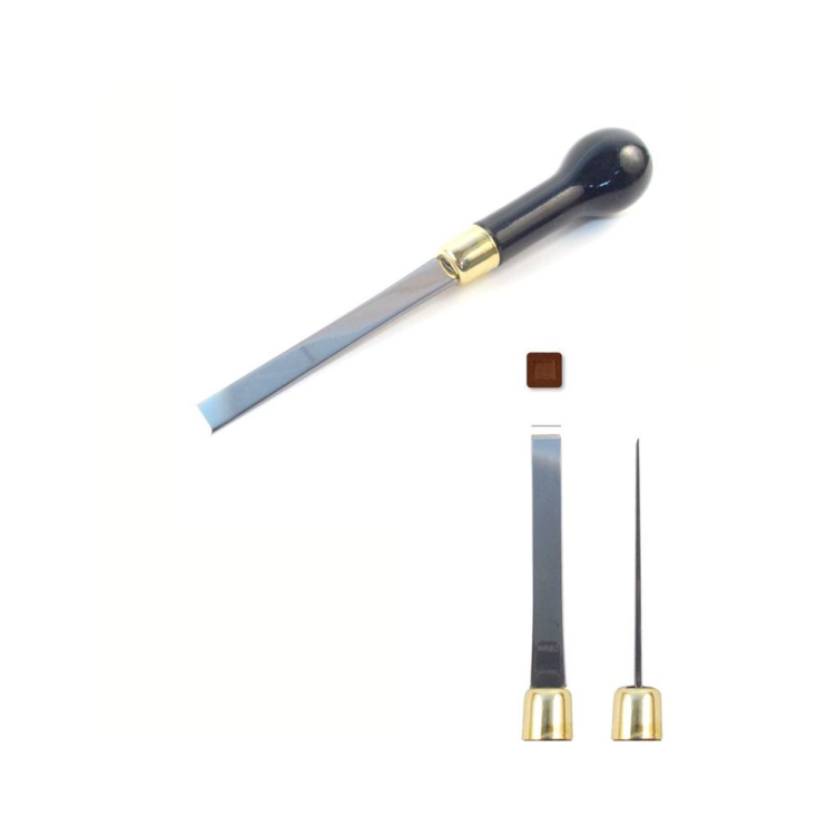 Резец профессиональный по линолеуму RGM "333" плоский большой в блистере