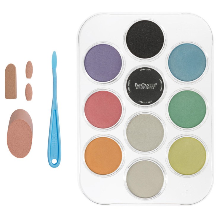 Набор сухой пастели PanPastel "Pearlescent Colors & Mediums" 10 цветов PP30113