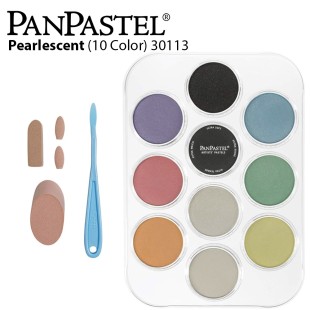 Набор сухой пастели PanPastel "Pearlescent Colors & Mediums" 10 цветов