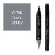 Маркер Touch Twin "Classic" цвет CG6 (cool grey 6)