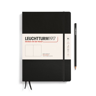 Блокнот без линовки Leuchtturm1917 "Composition" B5, 109л, 80гр/м², твердая обложка, Черный (366183)