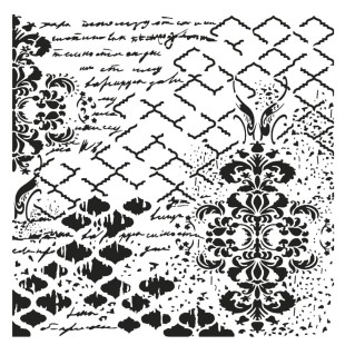 Трафарет пластиковый "Cadence" 25х25см, GCSM012