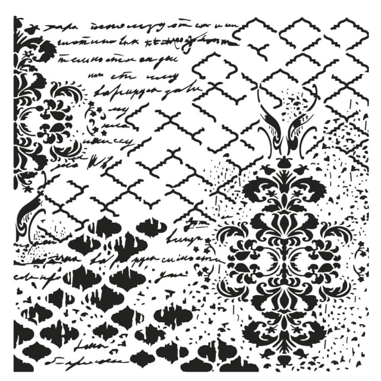 Трафарет 25х25см, GCSM012