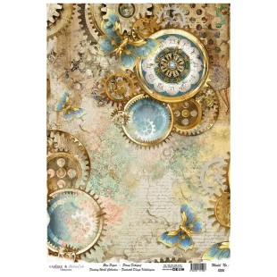 Рисовая декупажная карта "Cadence" 30х42см, RDP1256