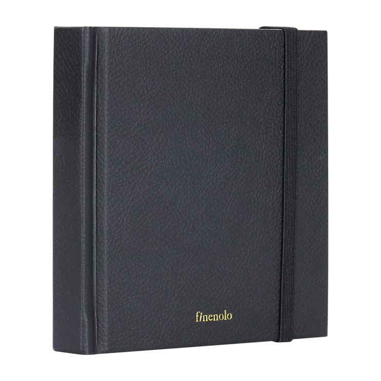 Блокнот для зарисовок "Finenolo" 12x12см, 40л, 160гр/м² (обложка черная)